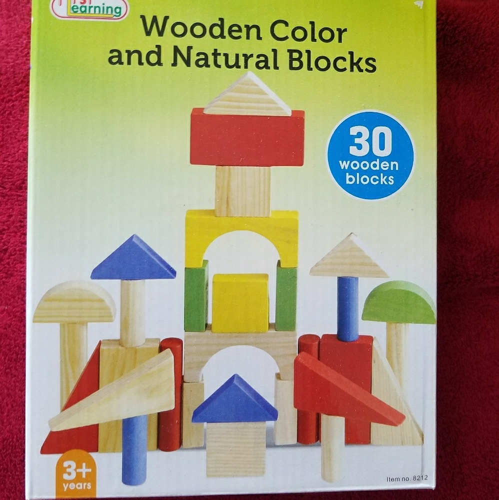 Wooden color blocks